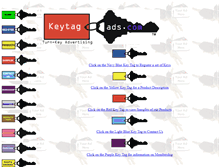 Tablet Screenshot of keytagads.com